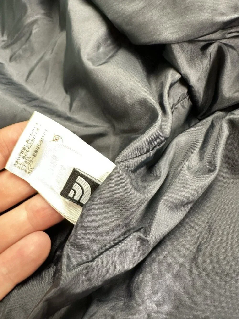 North Face Hyvent Waterproof Jacket Mens Size L Black Hooded Outdoor Hiking